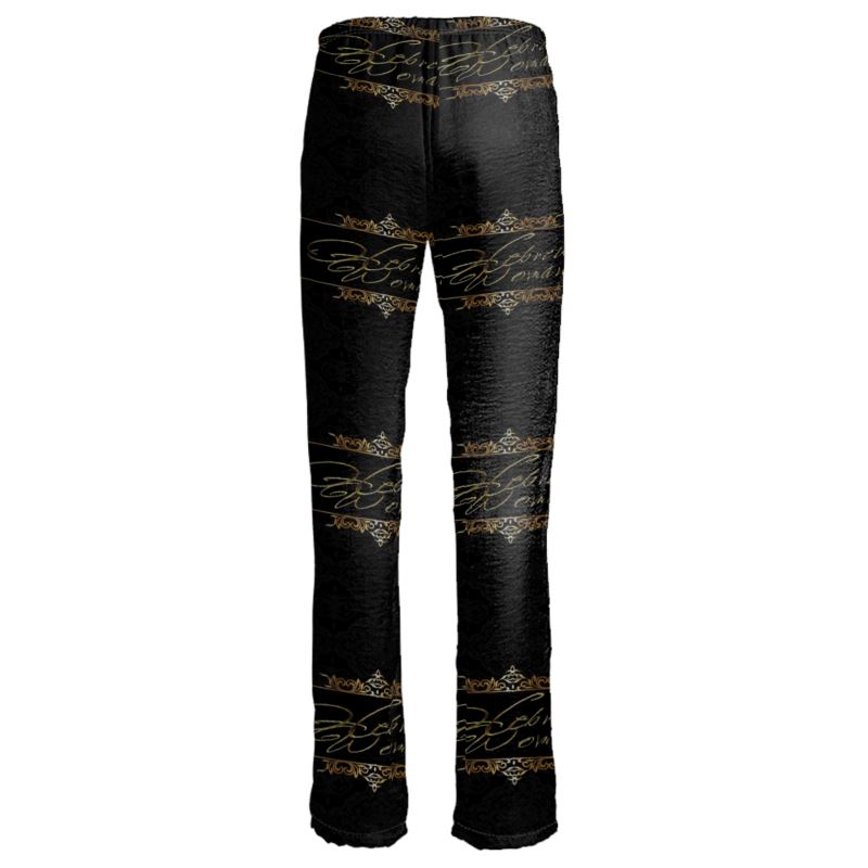 Hebrew Woman (01): Refined in Gold, Rooted in Strength | Open-Bottom Lounge Joggers