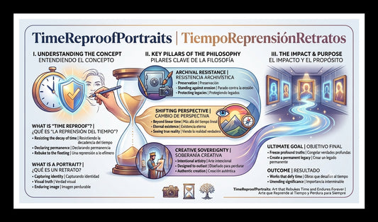 The Philosophy Behind the Name: TiempoReprensiónRetratos / TimeReproofPortraits