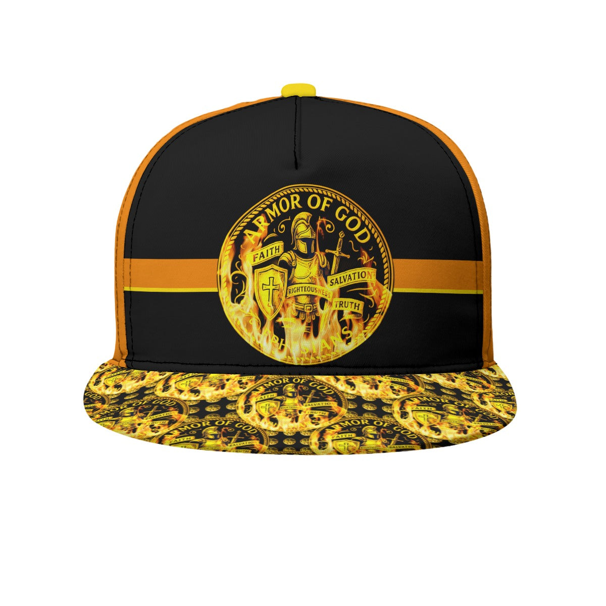 ARMOR OF GOD (01) | Peaked Snapback Cap