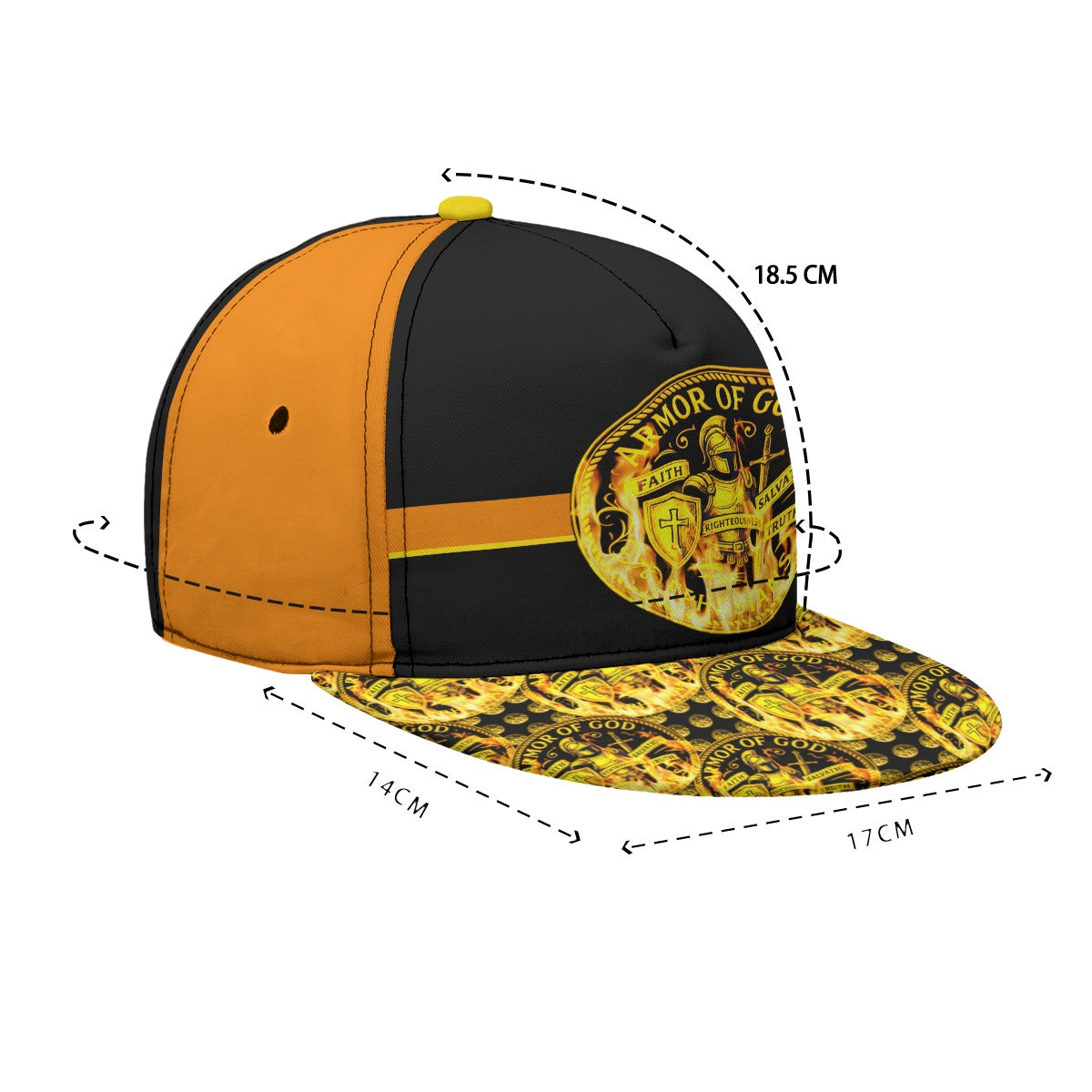 ARMOR OF GOD (01) | Peaked Snapback Cap