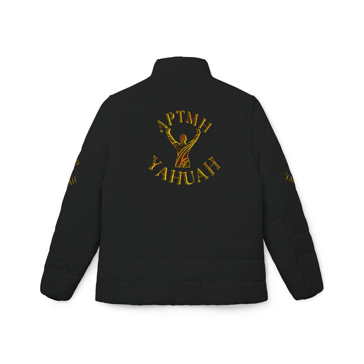 All Praise The Most High Yahuah (01–01) | Women's Puffer Jacket | Black