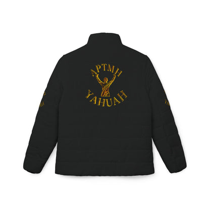 All Praise The Most High Yahuah (01–01) | Women's Puffer Jacket | Black