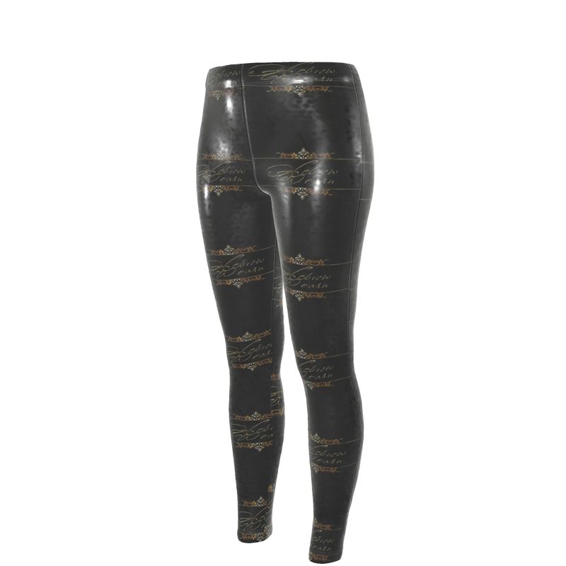 Hebrew Woman (01): Refined in Gold, Rooted in Strength | High-Waist Leggings