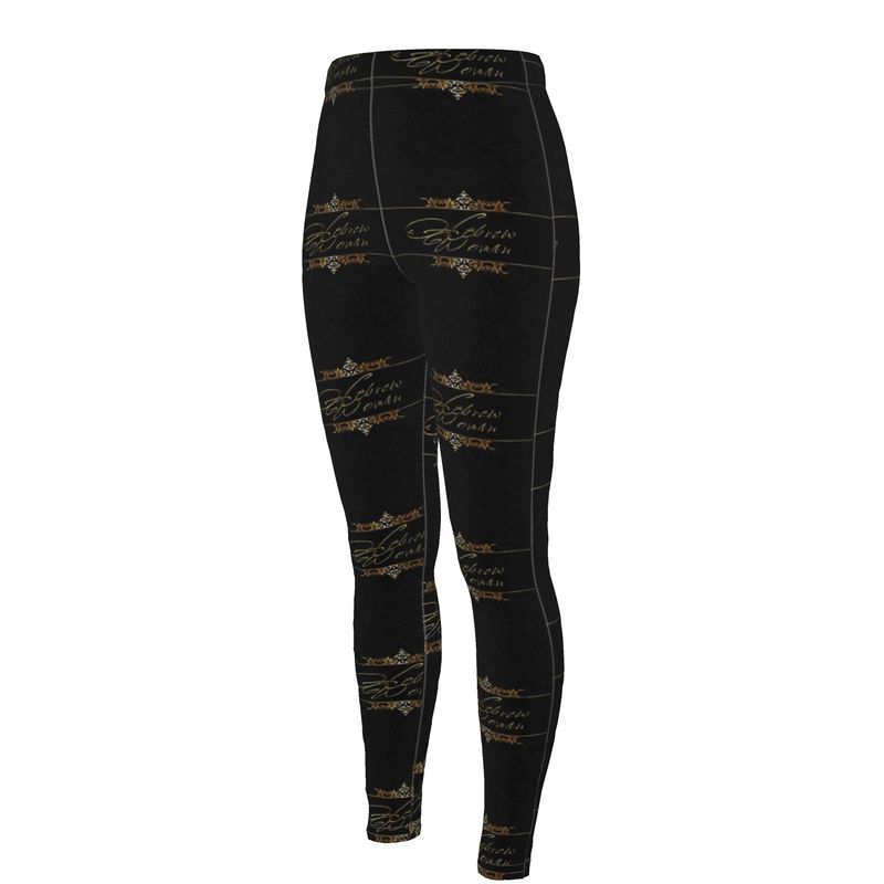 Hebrew Woman (01): Refined in Gold, Rooted in Strength | High-Waist Leggings