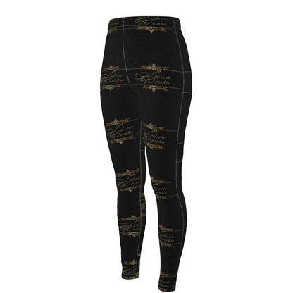 Hebrew Woman (01): Refined in Gold, Rooted in Strength | High-Waist Leggings