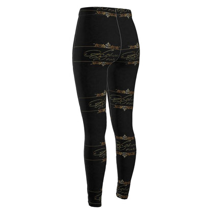 Hebrew Woman (01): Refined in Gold, Rooted in Strength | High-Waist Leggings