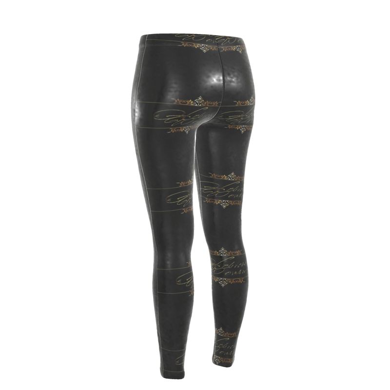 Hebrew Woman (01): Refined in Gold, Rooted in Strength | High-Waist Leggings