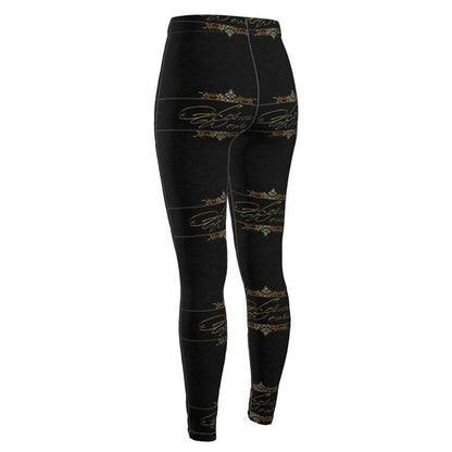 Hebrew Woman (01): Refined in Gold, Rooted in Strength | High-Waist Leggings