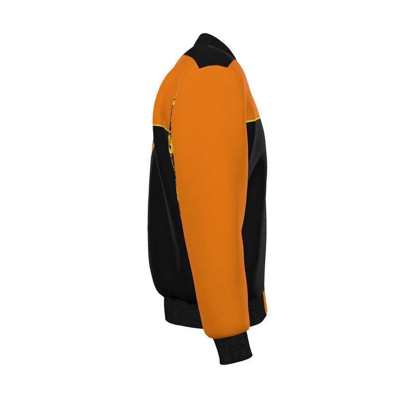 ARMOR OF GOD (01) | Men's Reversible Silk Bomber Jacket