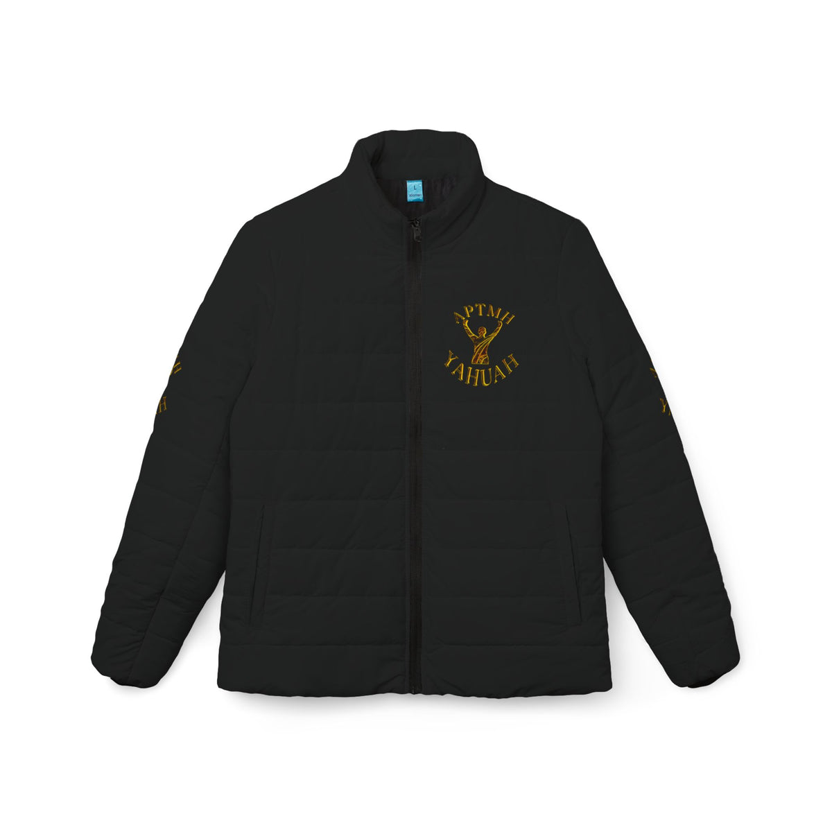 All Praise The Most High Yahuah (01–01) | Women's Puffer Jacket | Black