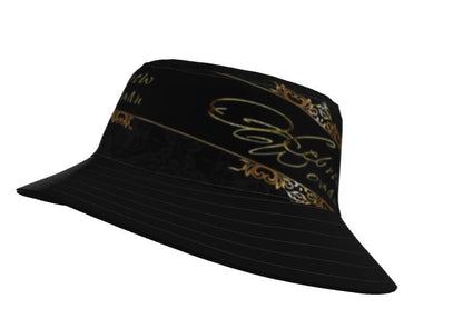 Hebrew Woman (01): Refined in Gold, Rooted in Strength | Wide-Brim Bucket Hat
