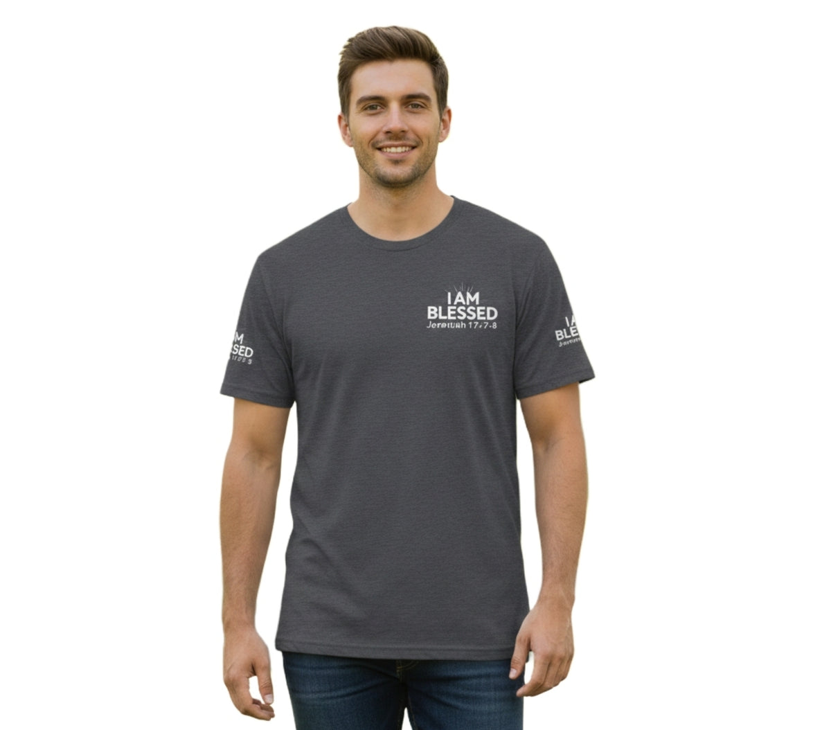I AM BLESSED (01–01) | Unisex Heavyweight T-Shirt | 6 Colors