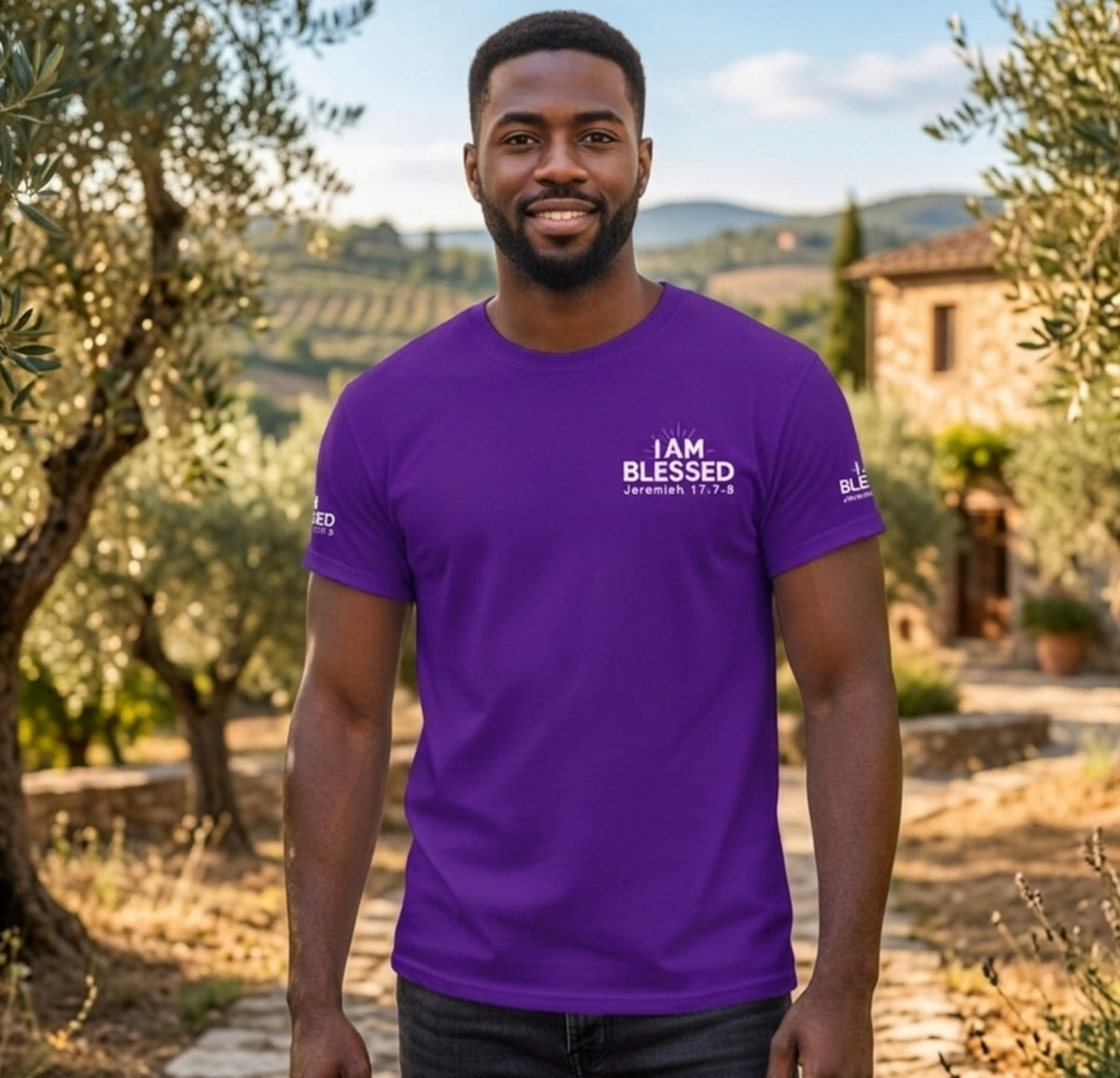 I AM BLESSED (01–01) | Unisex Heavyweight T-Shirt | 6 Colors