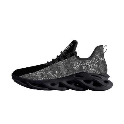 Hebrew Life (01–01) | Unisex Mesh Knit Flex Sneakers
