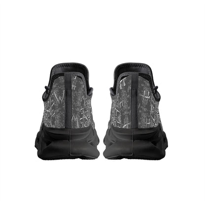 Hebrew Life (01–01) | Unisex Mesh Knit Flex Sneakers