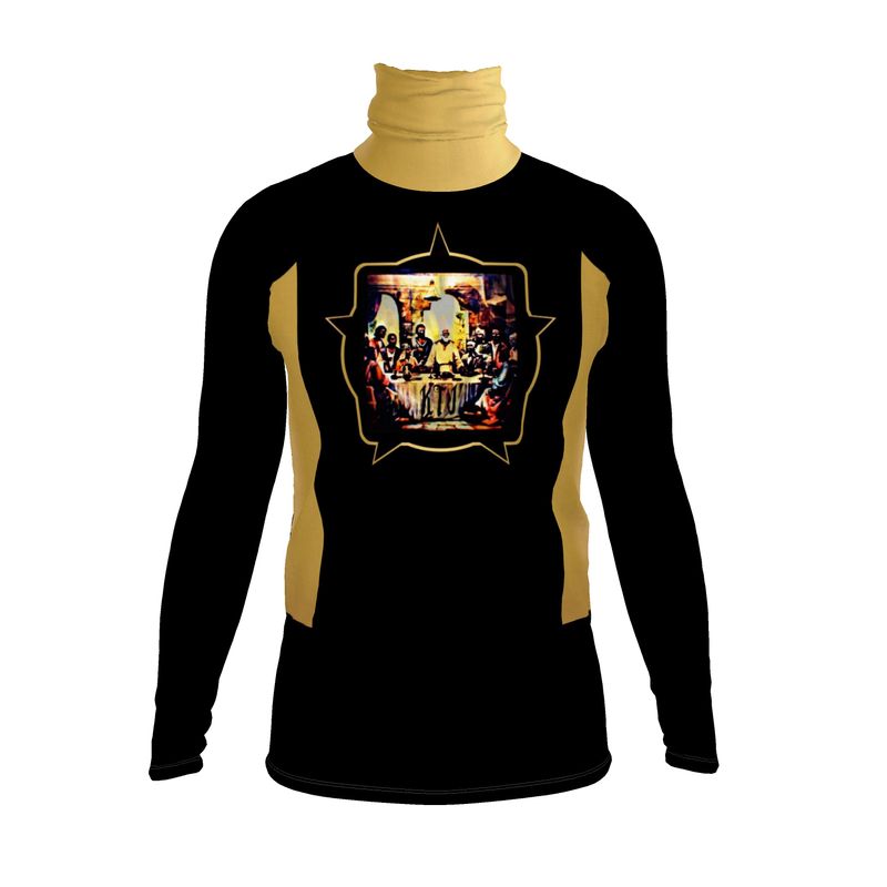 The Last Supper by TRP 1.0 | Men's Slim-Fit Turtleneck Sweatshirt