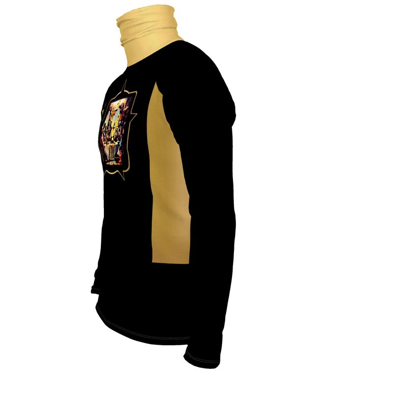 The Last Supper by TRP 1.0 | Men's Slim-Fit Turtleneck Sweatshirt