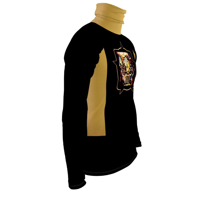 The Last Supper by TRP 1.0 | Men's Slim-Fit Turtleneck Sweatshirt
